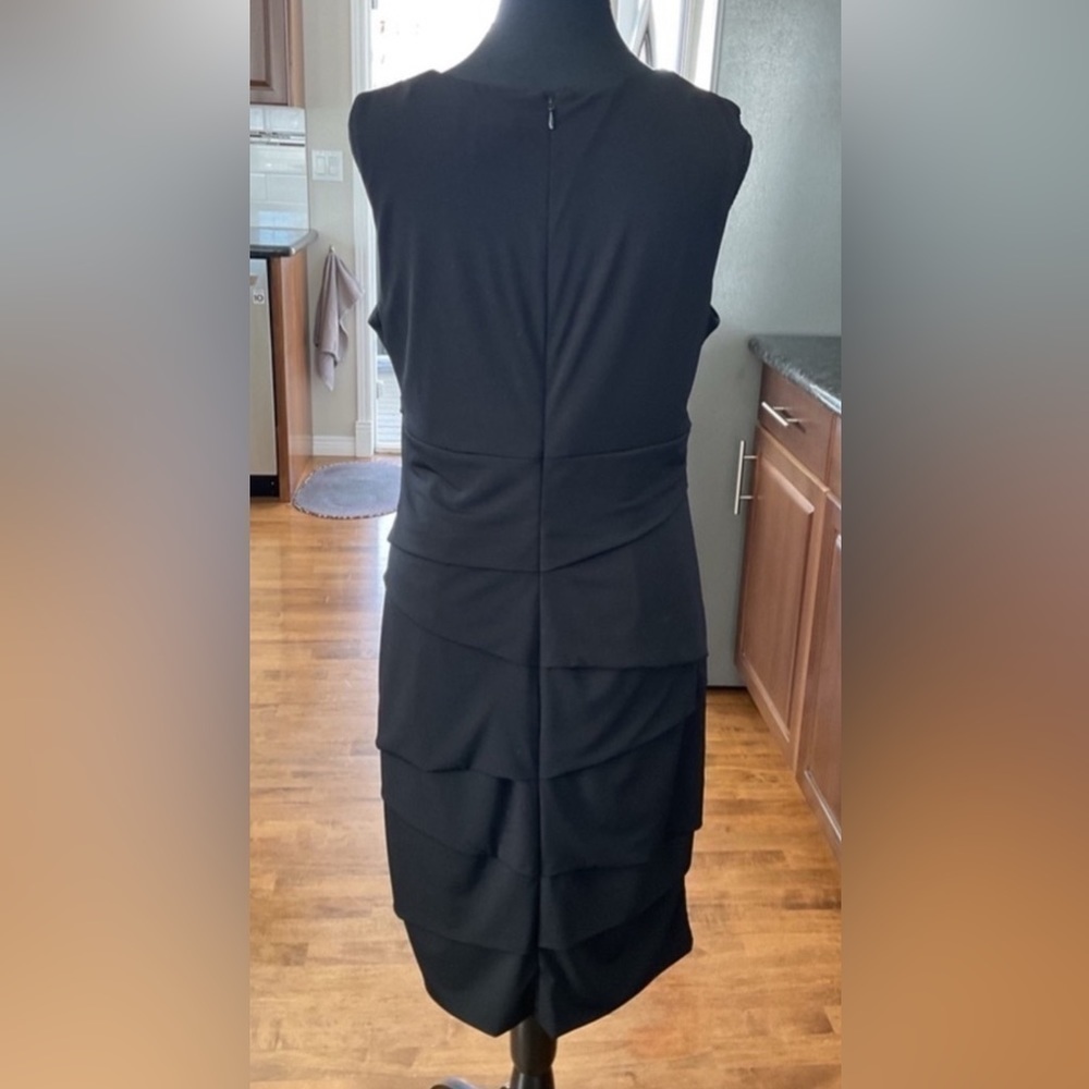 Le Chateau Rumba Ruffled Midi Dress - Picture 3 of 8